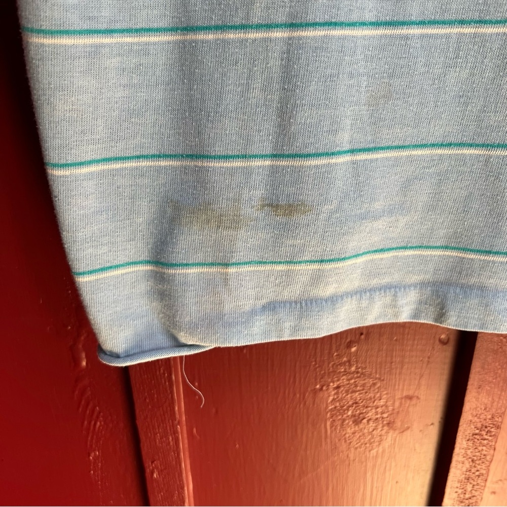 Le Tigre Vintage Very Old Striped Polo Shirt - Picture 5 of 12